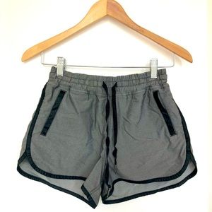 Lululemon Track Shorts in Grey & Black